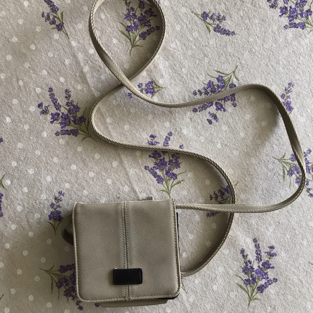 Antique tan wallet crossbody